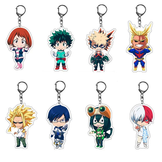 Fashion Anime Academia Keychain Gift