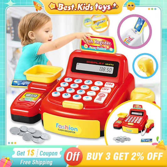 Children's Mini Cash Register Supermarket